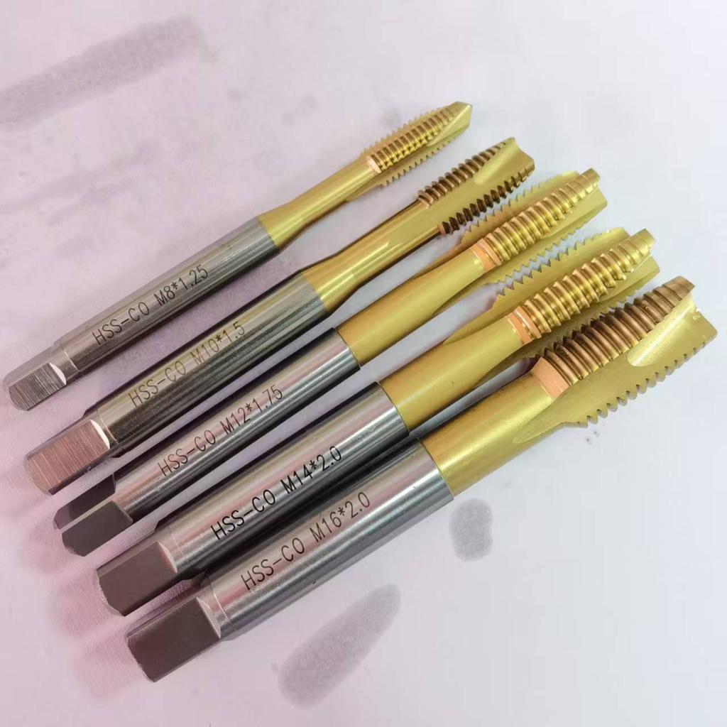 M35 HSS Screw Taps with Titanium Coating Jef Cleveland Carbide Tap for Cars High Quality Tool