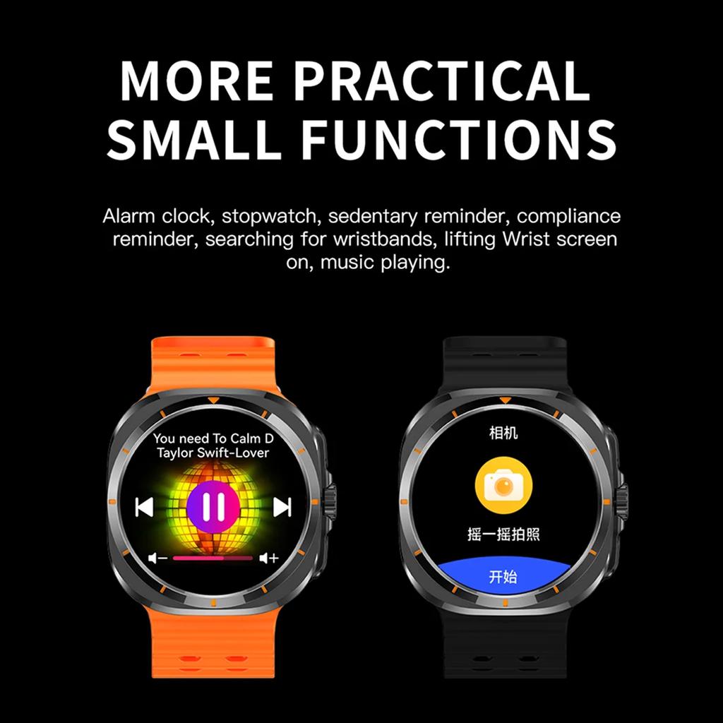 BW8 Smart Watch Support SIM Card Camera 400mah Battery Sports Mode Blood Pressure Oxygen Bluetooth Call Smartwatch
