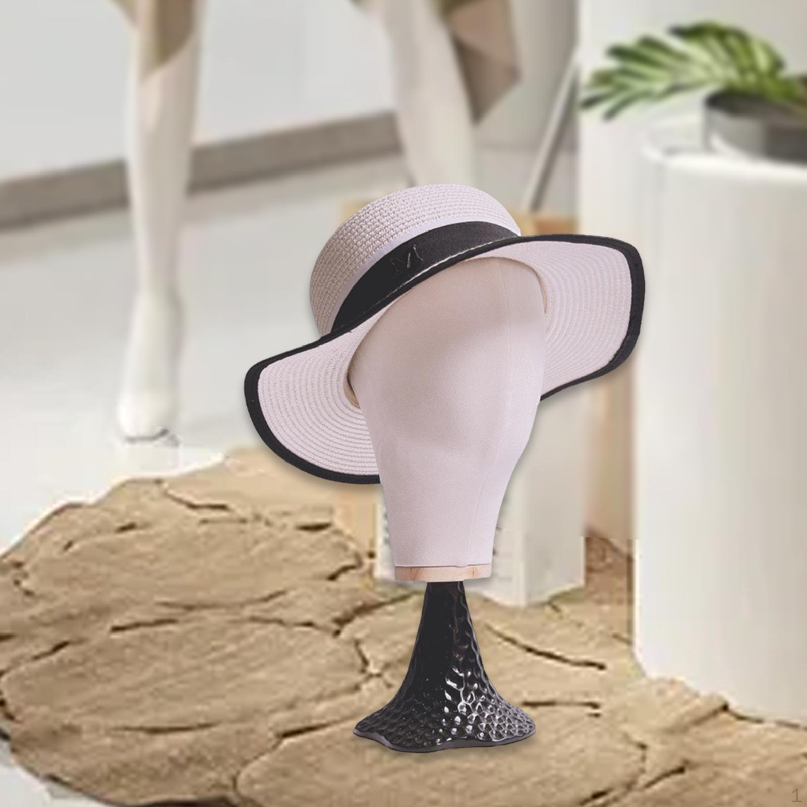 

Mannequin Head Hat Display Stand Hats, Easy to Install, Multipurpose Holder ,Hat