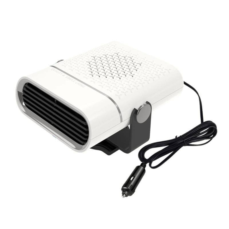 Portable Car Heater Fan Anti-Fog 12V 24V Fan Windshield Defroster Auto Warmer Air Blower Vehicle Demister Heating Dryer