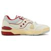 Saucony Cross 90 Leather Slip Resistant Durable Low Top Sneakers Unisex sneakers White Red S79035-17