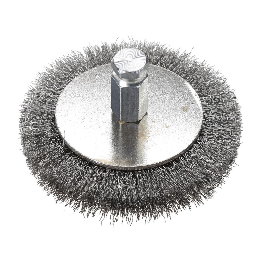 Wire Brushes Wheel Stainless Steel Remove Rust Brushes Cleaning Polishing Tool Set 75mm