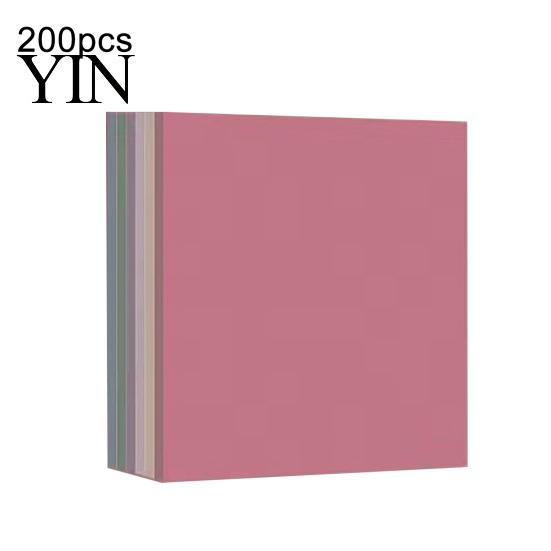 Study Note Paper Morandi Colored Memo Notes, Smooth Writing Paper, Indexing And Notes Decorating Notebooks Adhesive Note, for Office School