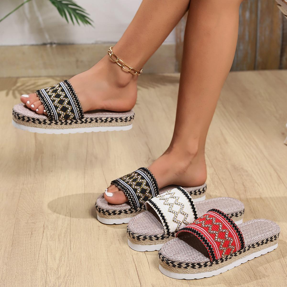 модные женские тапочки на платформе летние туфли для женщин пляжные повседневные — фото 6