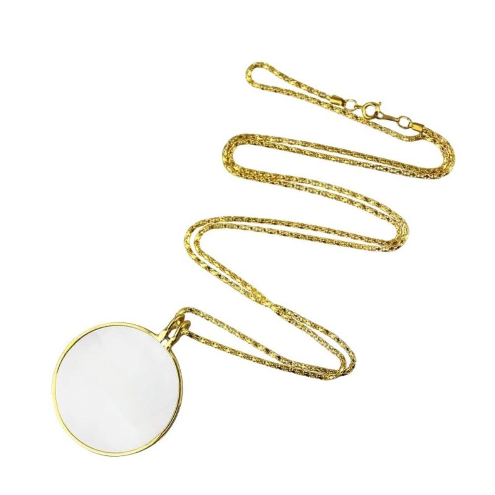 Reading Amplifier Reader Reading Magnifying Glass Pendant Fashion Lens Pendant Necklace Daily Wear