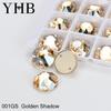 YHB Top Quality XIRIUS Glass Crystal AB Moonlight Sewing Stones Flatback Sew on Rhinestones For Garment Clothes Bags