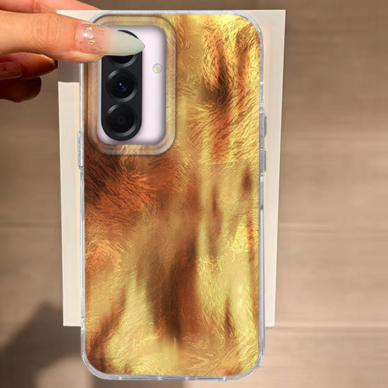 Case For Samsung Galaxy A56 A36 A16 A25 A35 A26 S25 S24 Plus Ultra FE 5G Phone Cover Retro Texture Gradient For Samsung A55 Bag
