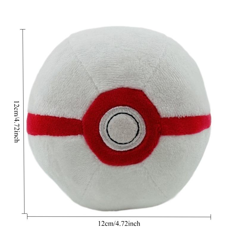 5 Styles Pokemon Plush Pokeball Master Ball Great Ultra Premier Strange Ball Soft Anime Stuffed Toys Doll