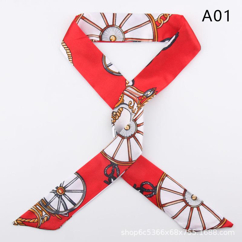 Versatile Silk Scarf: Bow Tie, Hair Band, Bag Accessory, Streamer - Ideal for Parties and Gifts