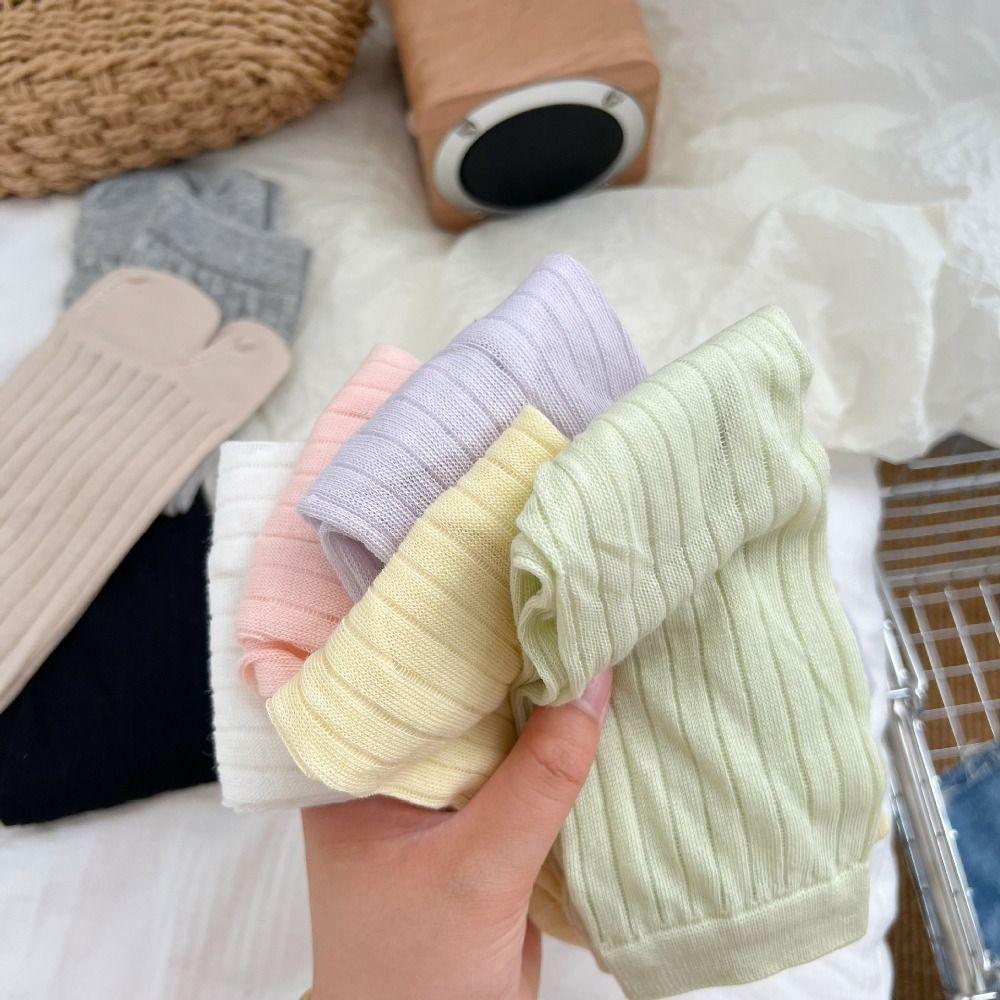 2Pairs Lolita JK Two Toed Cotton Socks Anti Slip Short Tube Socks Toe Separator Socks  School