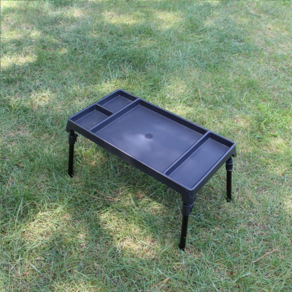 Folding Camping Table Foldable Adjustable Compartmented Outdoor