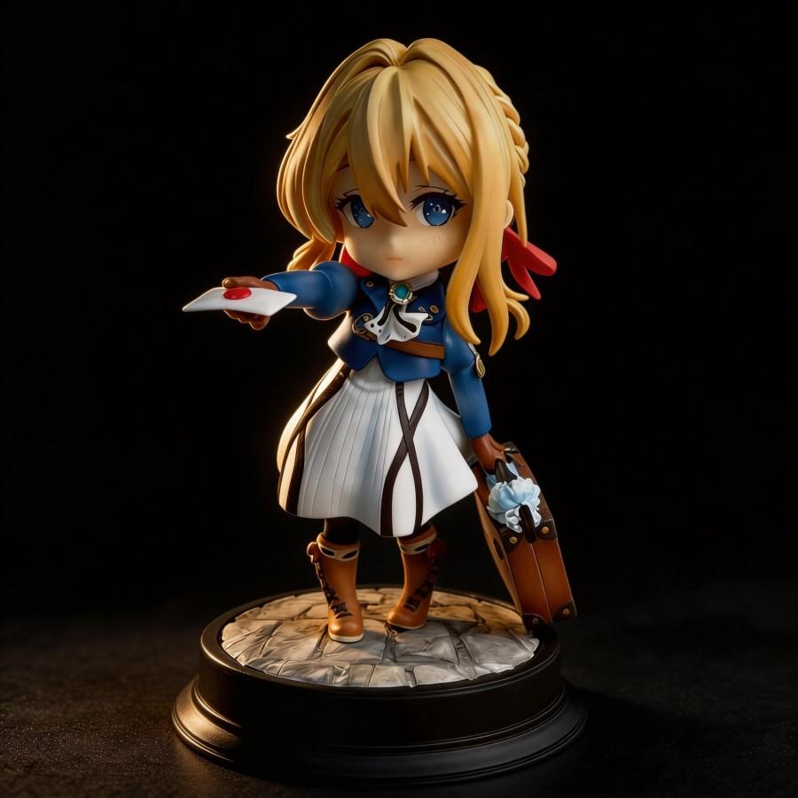 Anime Violet Evergarden Violet Evergarden Action Figure Collectible Model Toy 17cm, High Quality