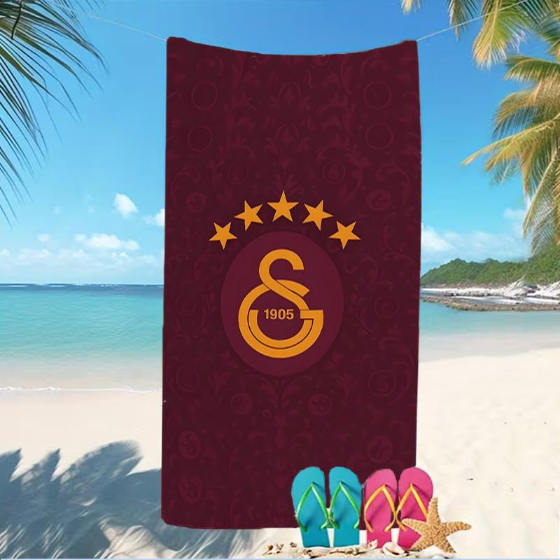 Beach Towel with Galatasaray S .K Pattern - soft,absorbent,machine washable Lightweight&Modern,swimming,Travel Essentials