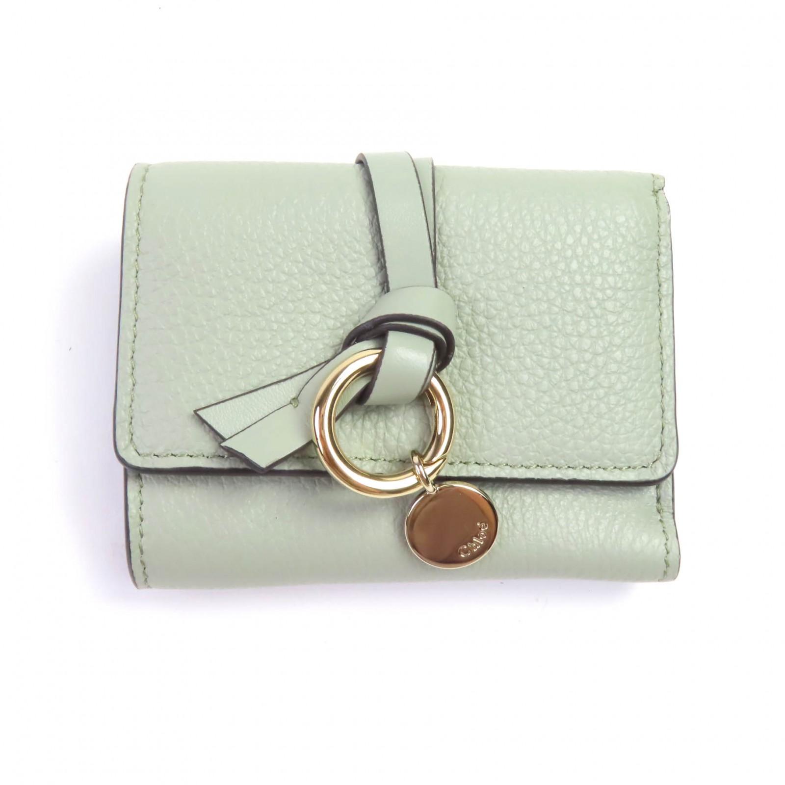 

Chloe Tri-fold wallet ALPHABET MINI TRIFOLD leather Women A3689460 Used