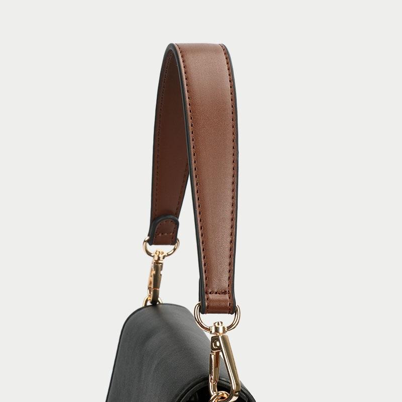 

Ремень для сумки из натуральной кожи, ручки для сумки, короткий ремень для сумки, ремень для кошелька, золотая пряжка, сменный ремень для сумки кофейный