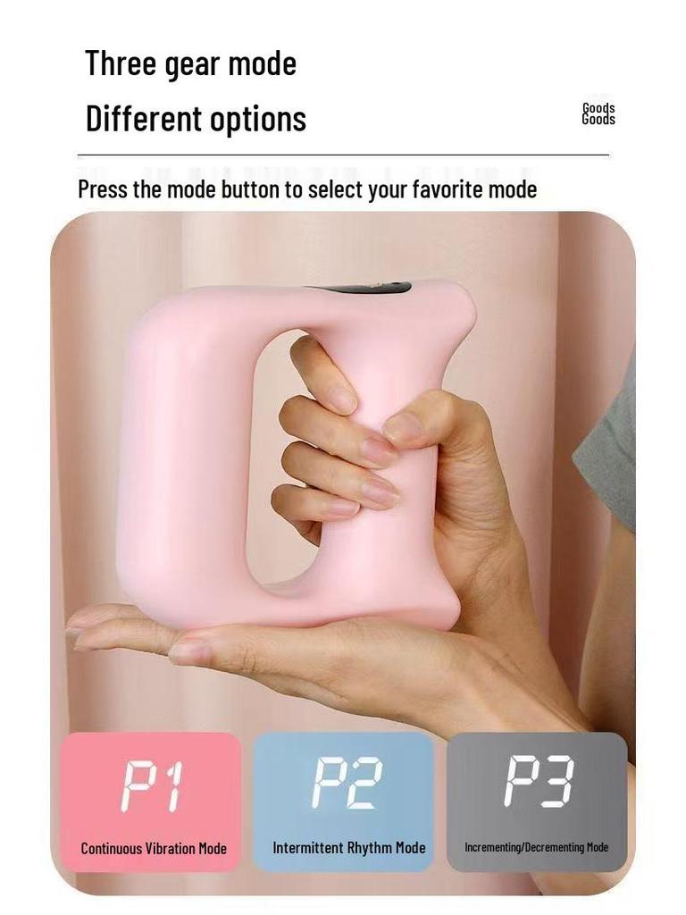 Professional-Grade Silent Vibration Massager: Mini Fat-Burning Fascia Yoga Ring