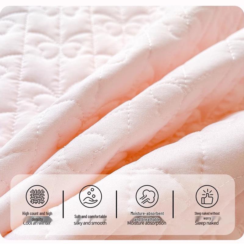Elegant Princess Lace Bed Skirt Quilt - Thickened INS Style, Fairy Design with Double Lace Edging