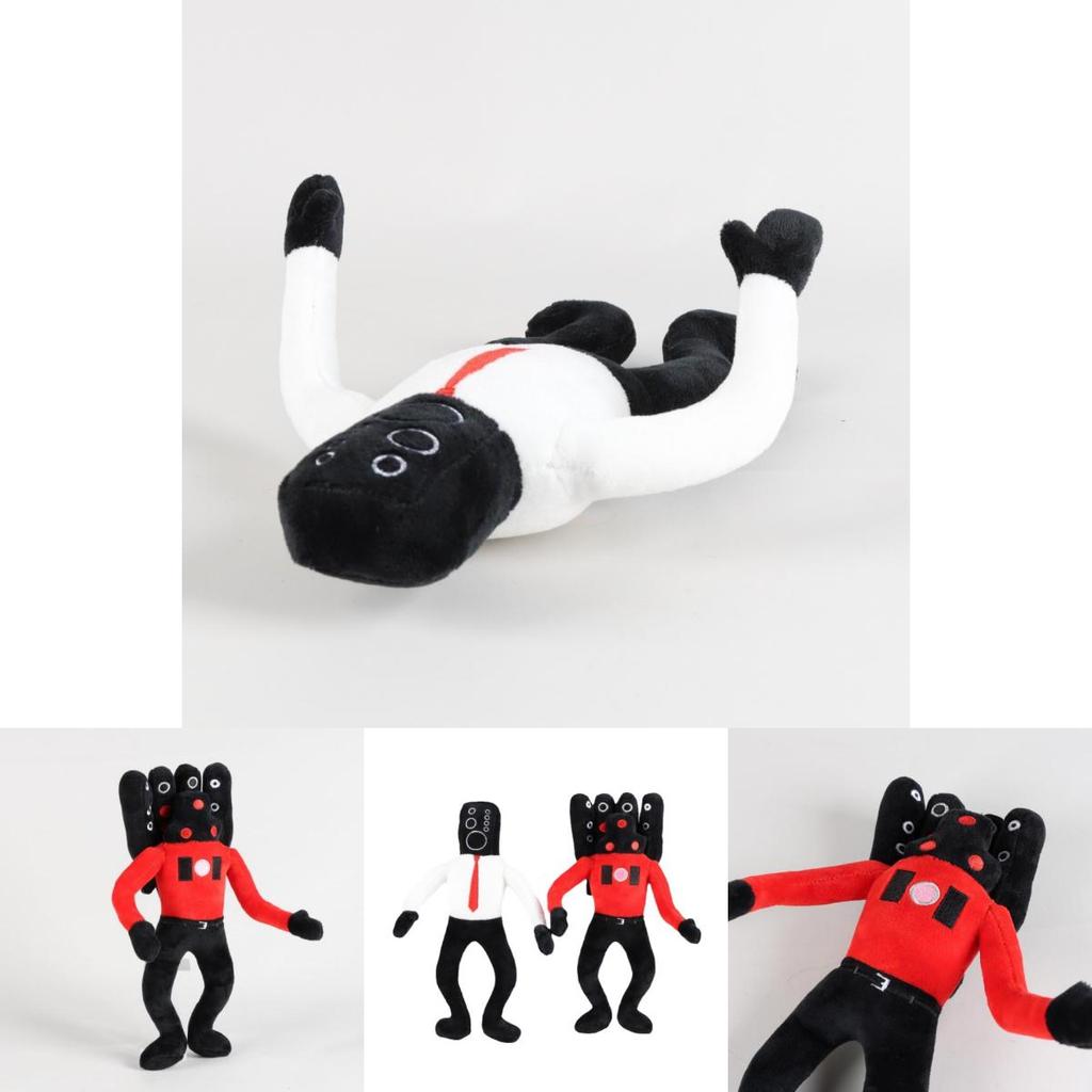 Bookfong Skibidi Toilet Speakerman Plush Toy, Funny And Adorable Animal Design, Short Plush Material, Perfect For Young Adults
