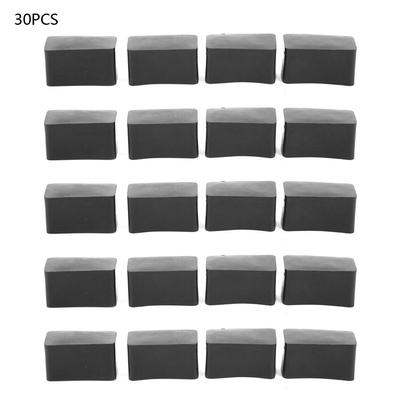 30Pcs Rubber Foot Cover Rectangle Thickened NonSlip for 2040 Industrial Aluminum Profiles