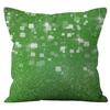 Home Cushion Cover St. Patrick's Day Pillowcase Four-leaf Clover Plaid Sofa Cushion Cover
