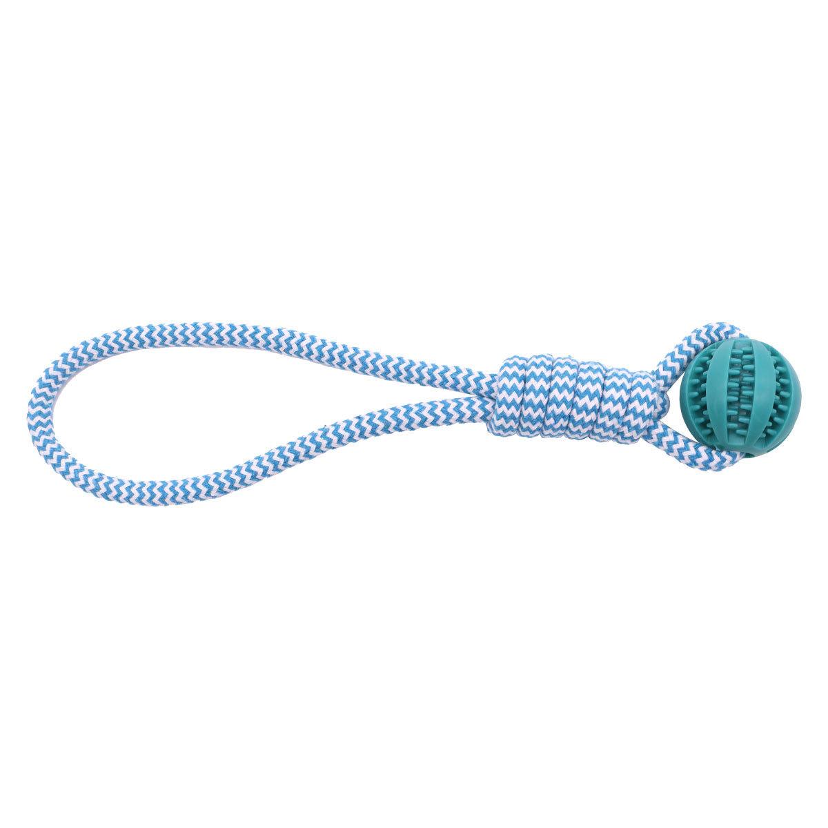 

Pet Toy Rope Ball Indestructible TPR Chew Toy Dog Cat Pet Ball Durable Chew Pet Supplies Medium（Diameter6cm）