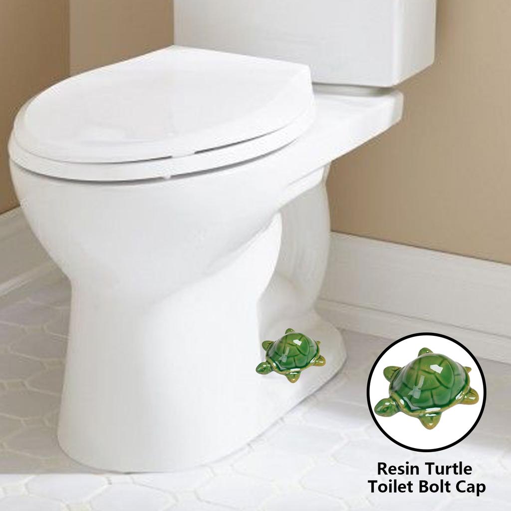 Oceanic Turtle Toilet Bolt Caps Toilet Bolt Enhancements Lovely Bathroom Ornaments Bathroom Decorations Simple Install