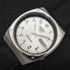 SEIKO 5 AUTOMATIC JAPAN MENS 7009A VINTAGE ARABIC SILVER DIAL WATCH a702459-5 R124-a702459