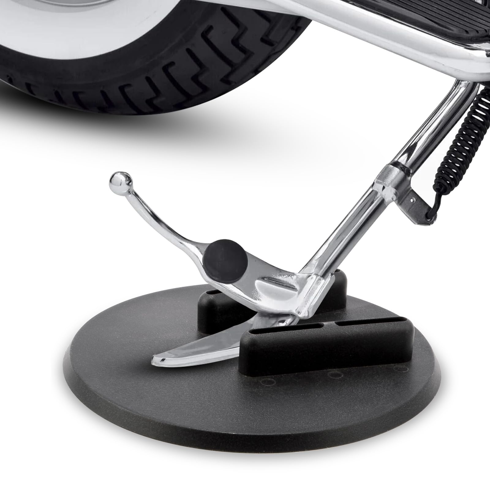 

WOWTK Motorcycle Kickstand Universal Fit for All Motorcycles with Side Compatible with and BMW Pad/Coaster, Stands, Harley, Kawasaki, Honda, Triumph, чорний