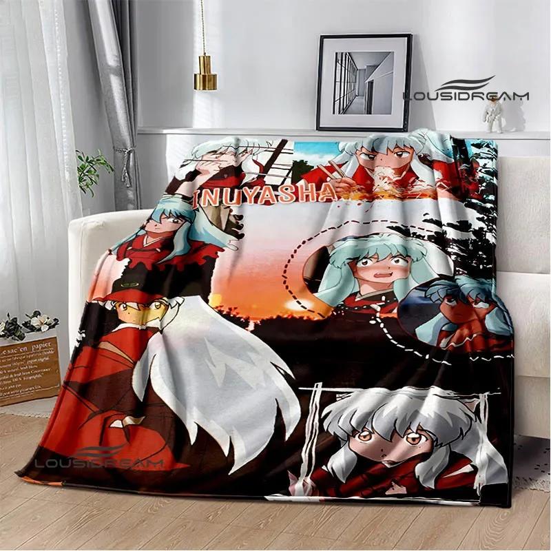 3D Inuyasha Cartoon Printed blankets Picnic blanket Warm Flannel blankets Home bed linings blankets for beds Birthday Gift