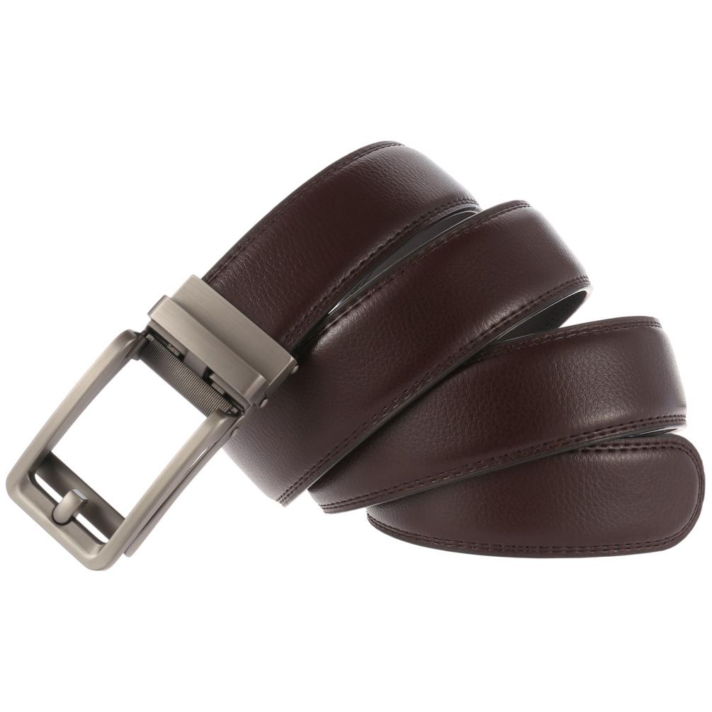Men's Leather Automatic Buckle Business Belt LY36-32315-1