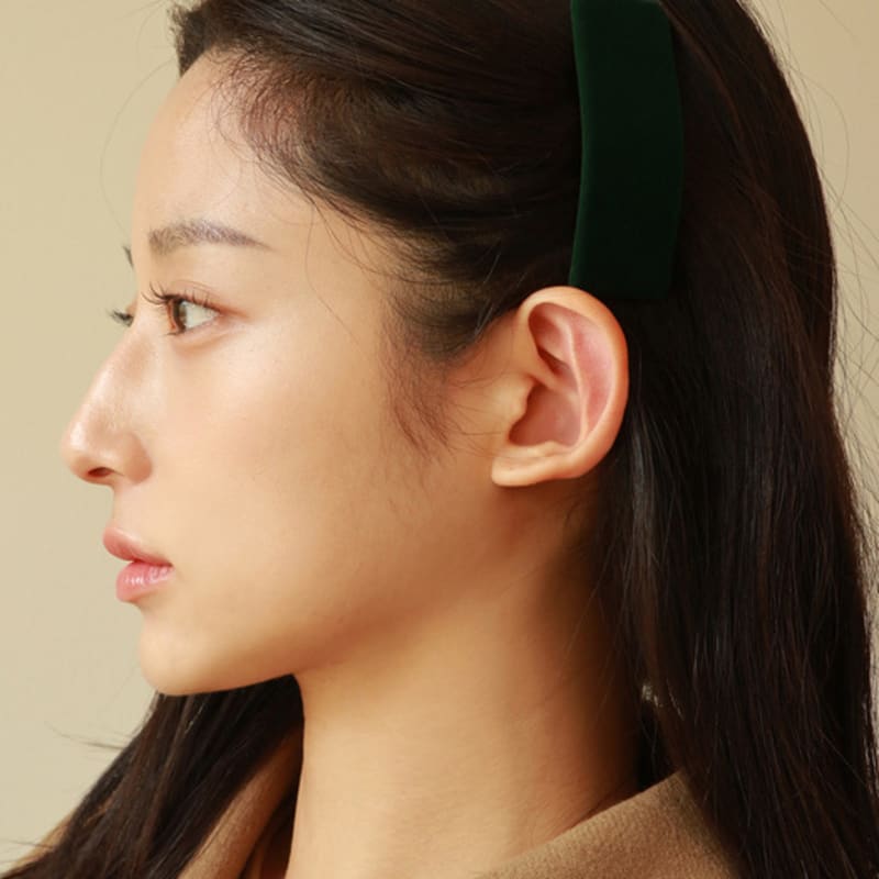 Less Is More Velvet Hair Pin _ 4 Colors