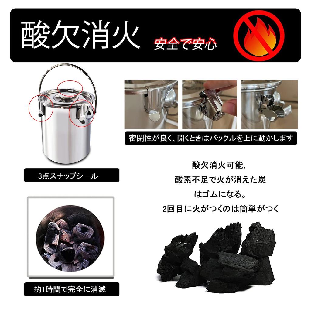 Instant Fire Safe and Secure Stainless Steel Fire Extinguisher for and Compact Charcoal Perfect for and BBQs Fire Extinguishing Water extinguishes