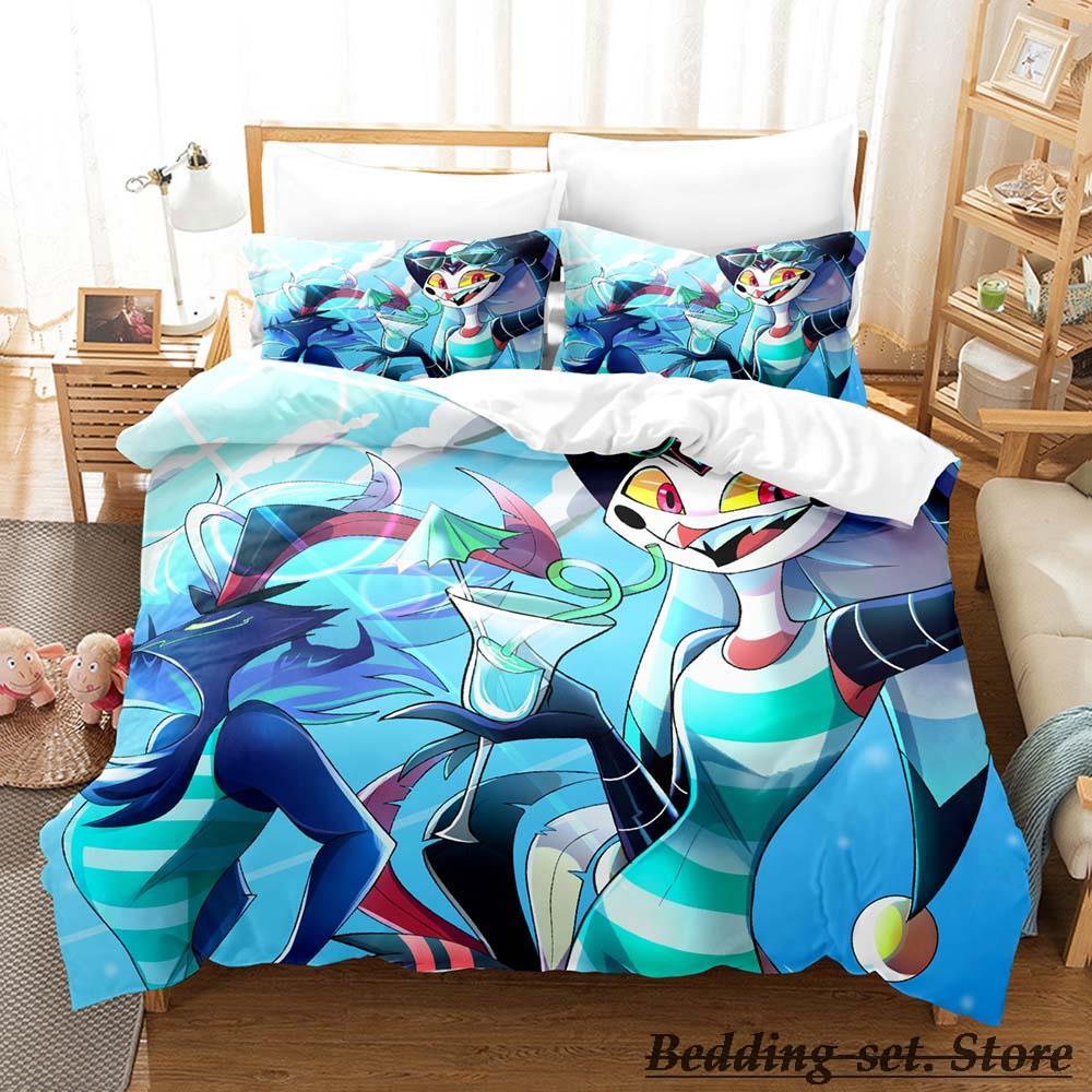 Fizzarolli Boss Sängkläder Enkel Tvilling Full Queen King Size Sängkläder Vuxen Barn Sovrum Påslakan Set Anime Parure De Lit Säng