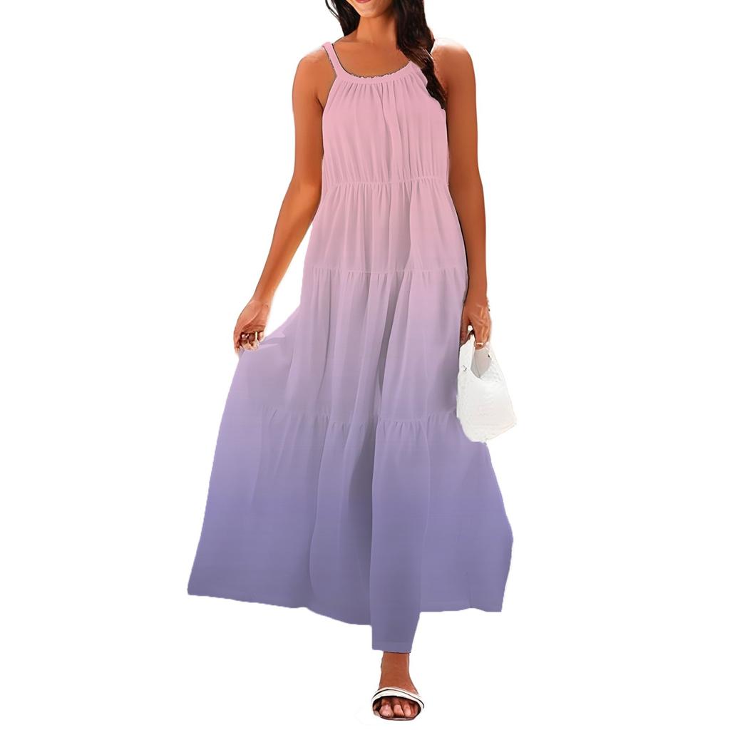 Women's Summer Casual Fashion Suspender Sleeveless Dress