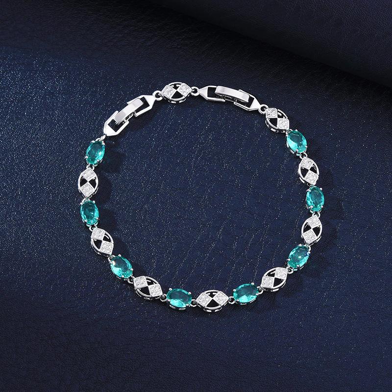 Brățară Diopsid Natural Aprovizionare Claritate Înaltă Culoare de Foc Flash Placare Vânt Curte Inlay Seiko Brățară Femei