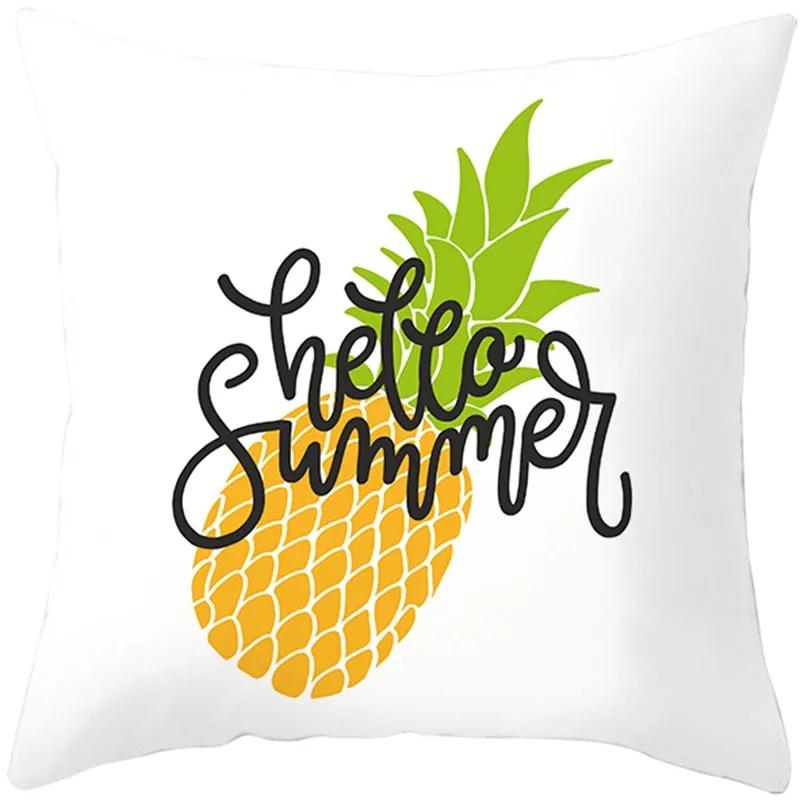 Summer Nordic Plant Pillow Case Tropical Style Cushion Cover Polyester  Pillow Cushion Covers Funda x