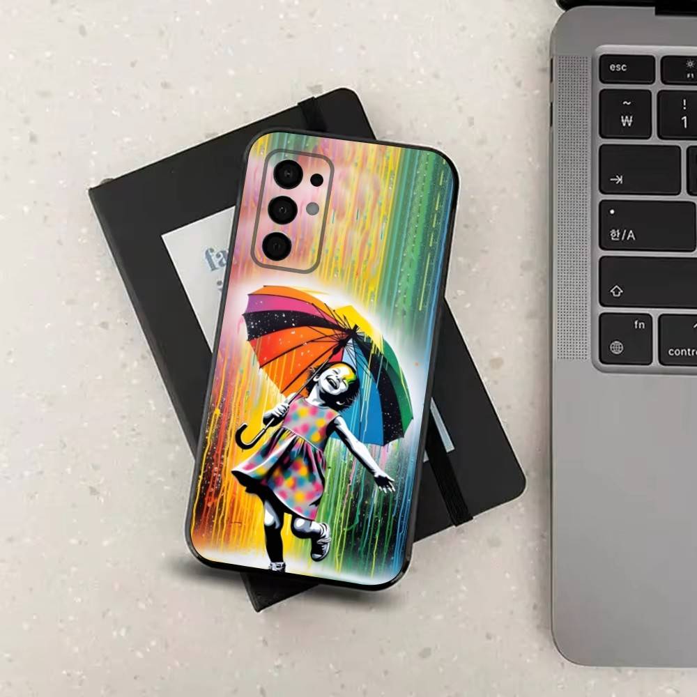 Graffiti Art B-Banksy S-Street Case For Samsung Galaxy A73,72,41,J7,22,Note,31,8,9,52,71,53,32,Soft Black Silicone Cover