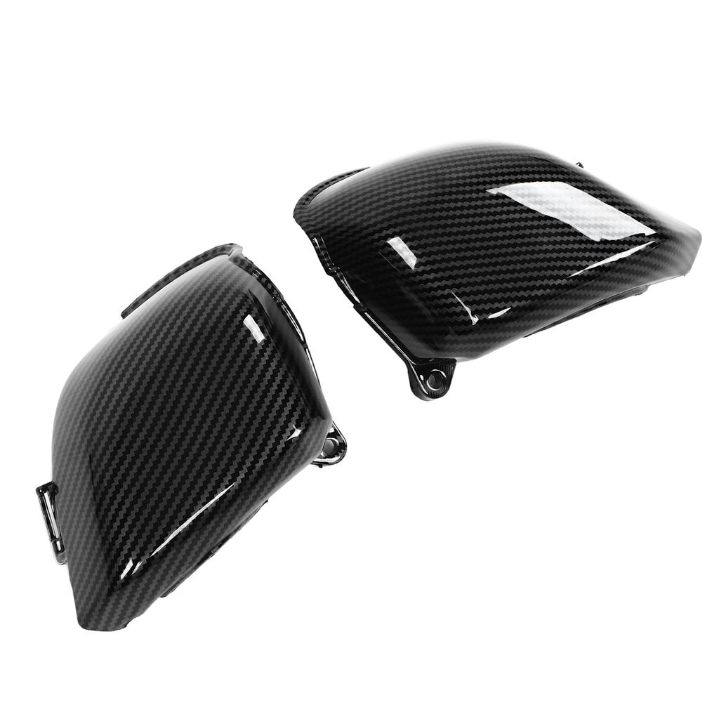 2pcs Carburetor Side Cover Carbon Fiber Style ABS Replacement For CB 400 CB400 VTEC 1999‑2007