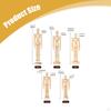 Künstler Holzmannequin Bewegliche Ornament Animator Illustratoren Flexibler Körper 13,5cmx4cm
