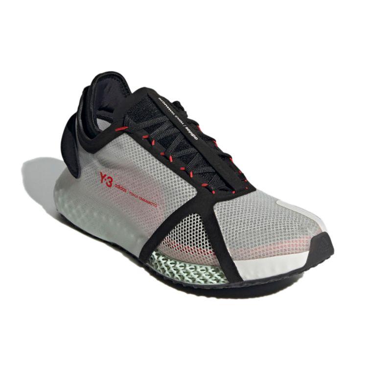 Adidas Y-3 Runner 4D IOW Bliss Unisex Sneakers Grey Black Red FZ4501