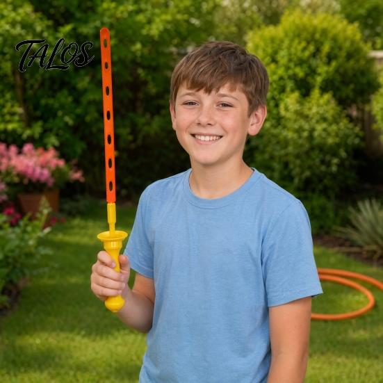 Bubble Wand Outdoor Giant Wand, Foam Maker for Kids, Transformable Triangle Toy Beach Backyard Party, Summer Game Gift Toddlers