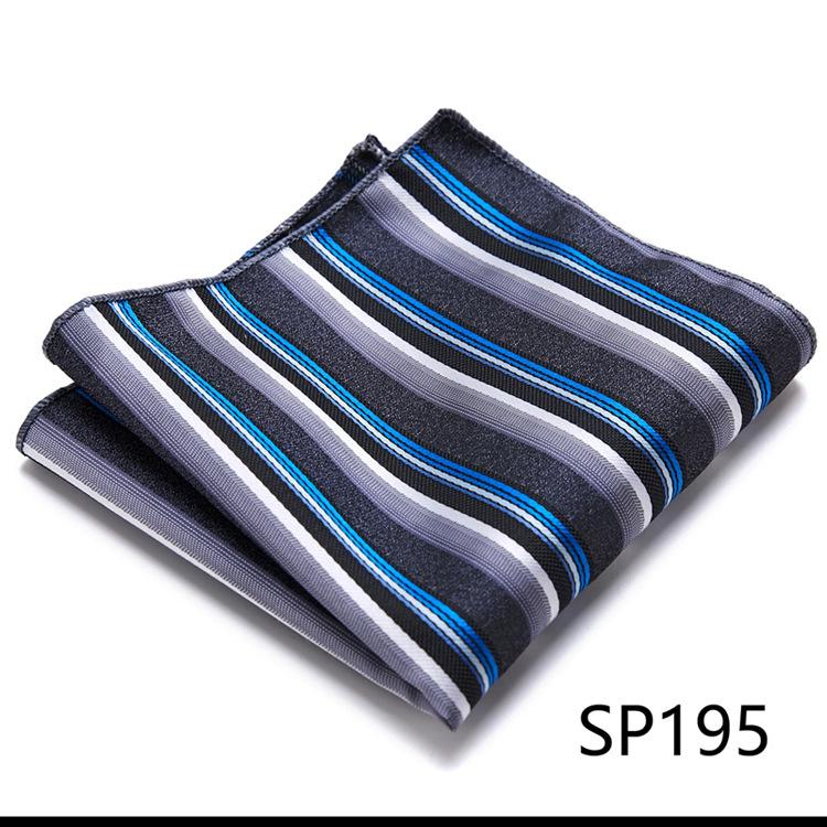 Guangzhou 1200-Pin High-Density Men'S Elegant Retro Business Suit Jacquard Pocket Towel Square Towel