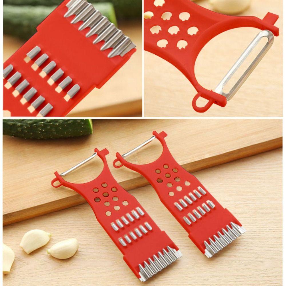 Plastic Vegetable Peeler stainless steel Chopper New Fruit Cutter
