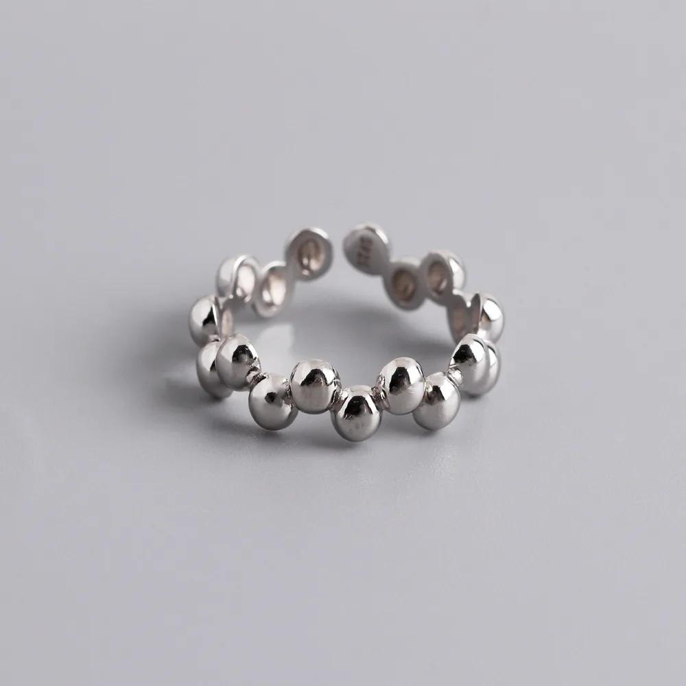 

New Fashion 925 Silver Gold/Silver Irregular Finger Ring For Women and Women Bohemian Style Party Jewelry серебряный