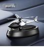 Solar-Powered Rotating Car Essential Oil Air Freshener Ornament