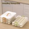 Plastic Dumpling Storage Box Sealed Multi-Layer Food Egg Frozen Box Large Capacity with Lid Food Storage Container Kitchen