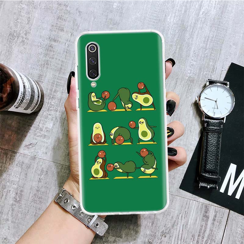 Cartoon Fruit Avocado Phone Case For Xiaomi Redmi 9 9A 9C 9T 10 10A 10C 8 8A 7 7A 6 6A K40 K20 Pro K30 S2 10X Printing Cover