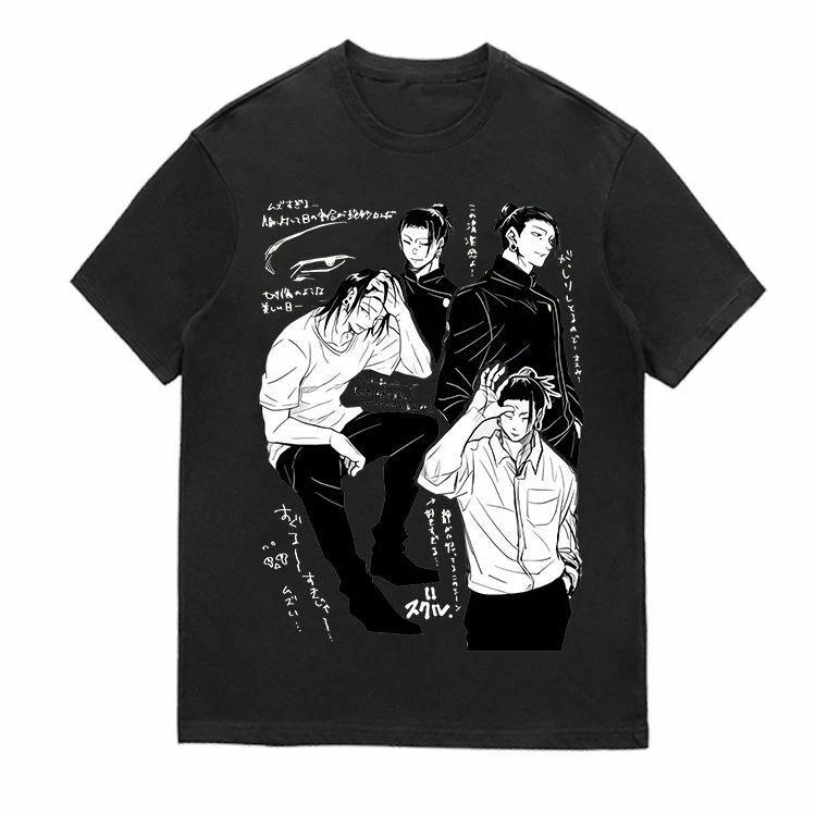 

Jujutsu Kaisen косплей аниме манга спортивная футболка рубашка костюмы хлопок хлопок 4XL