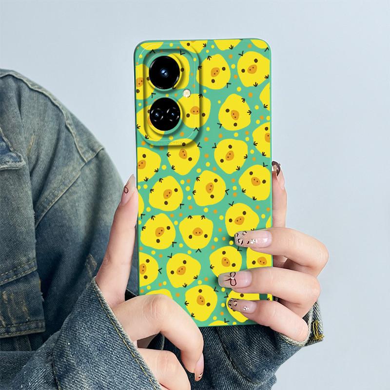 For Tecno Camon 19 CI6n / 19 Pro CI8 Phone Case Cover Silicone Sweet Painted Shell Cartoon Funda Printed Protective Casing Coque