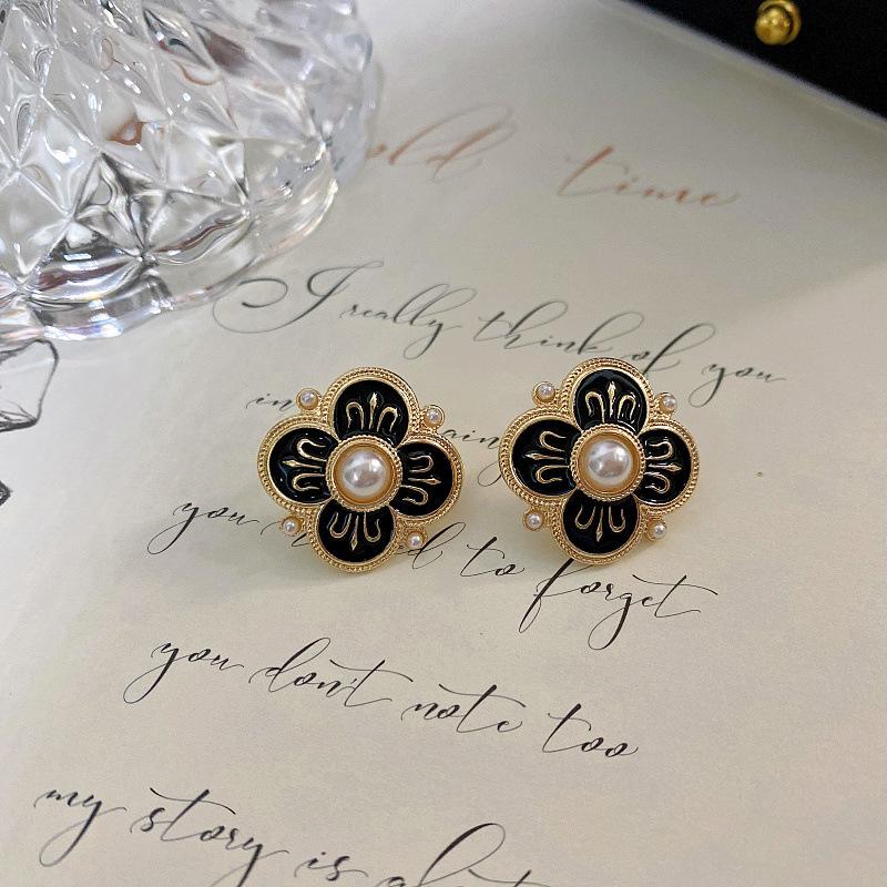 

Ретро суд Изысканная капля глазурованная эмалевая брошь средневековый свет роскошные серьги-булавки комплект ювелирных изделий